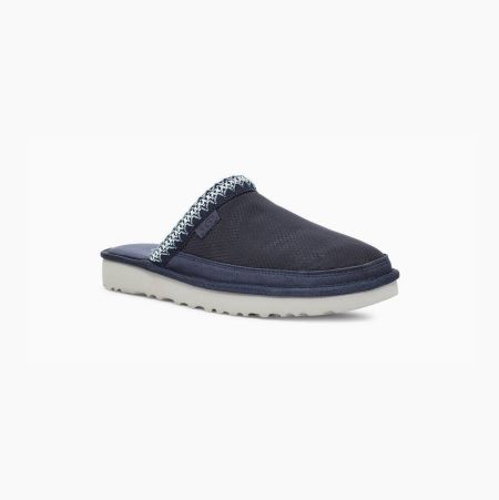 UGG Tasman Slip-On ULD Mono - Tøfler Herre - Mørke Blå (NO-Z027)